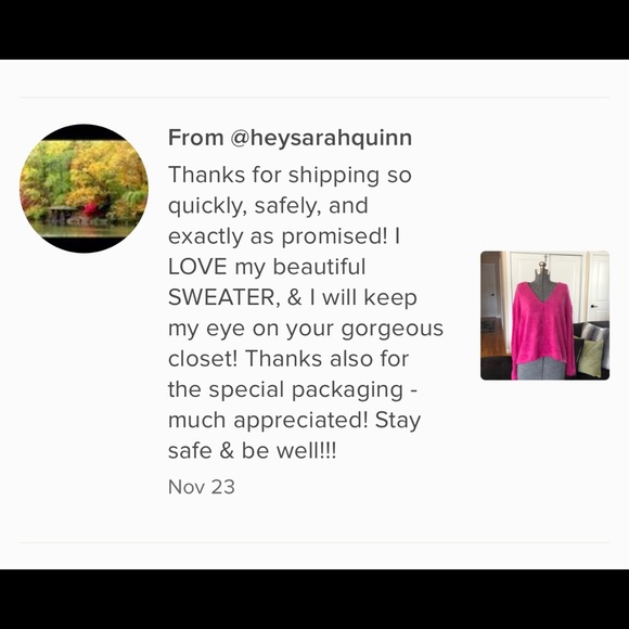 🖤🖤 MEDIUM PINK V-NECK CROP TOP SWEATER - Picture 9 of 9